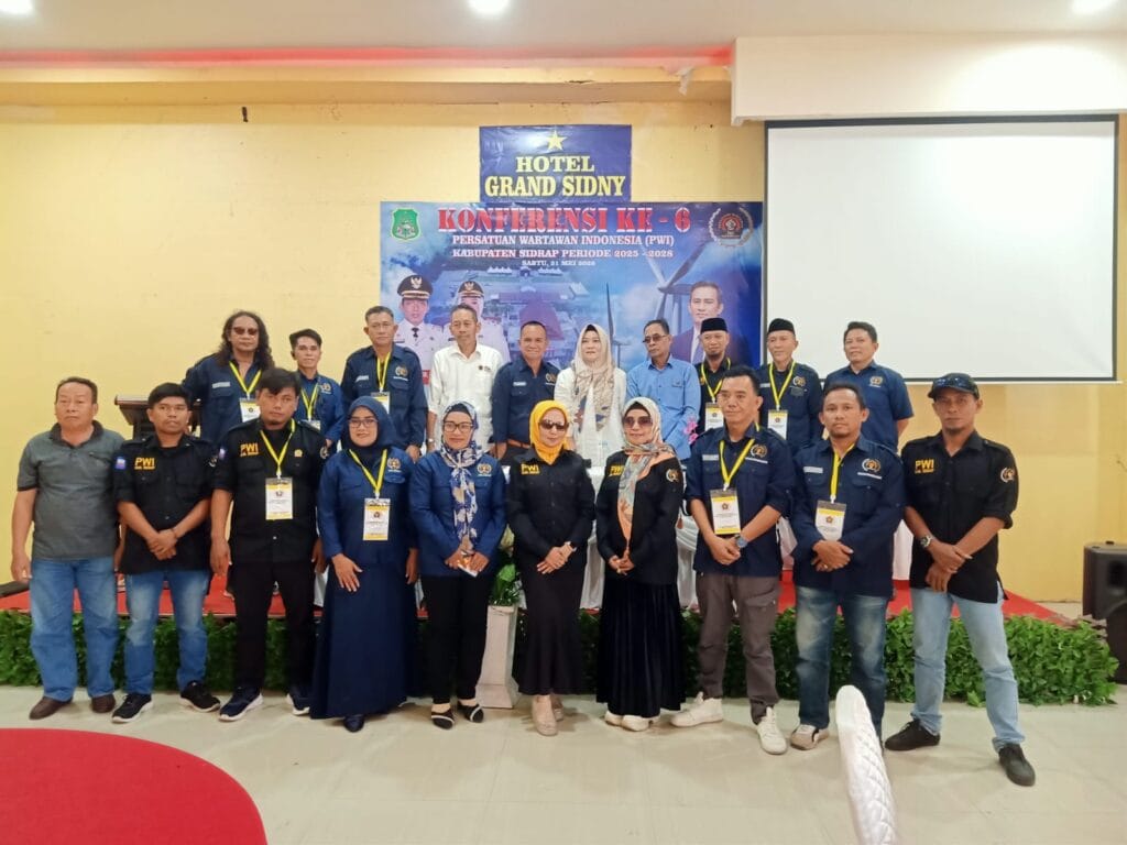 PWI Sidrap lahirkan pemimpin baru melalui Konferkab ke 6