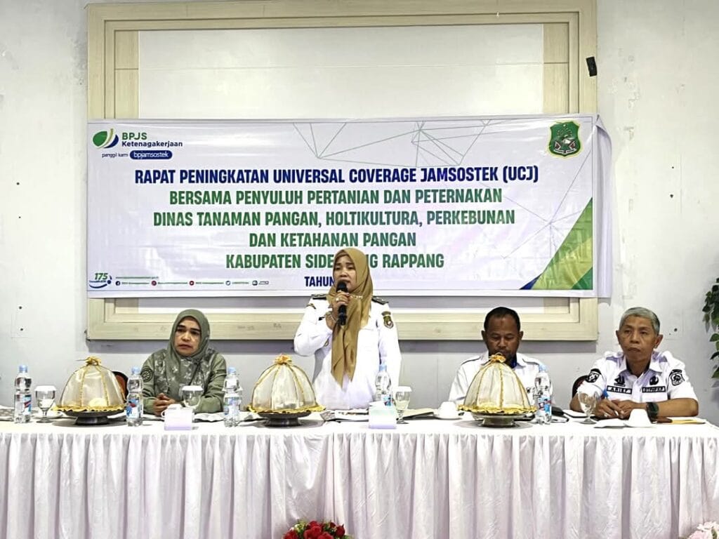 Sidrap Dorong 20% Petani Masuk BPJS Ketenagakerjaan 2025