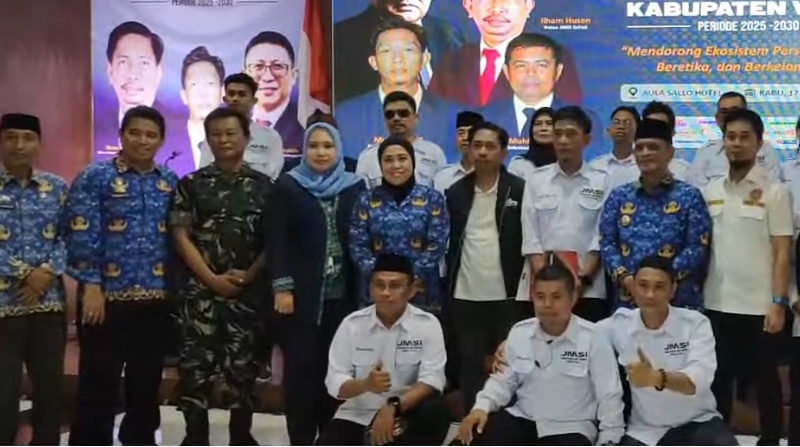 Kepengurusan JMSI Kabupaten Wajo Resmi Dilantik, Siap Bangun Ekosistem Pers&nbsp;Sehat