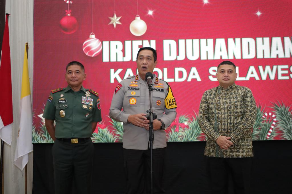 Kapolda Sulsel Hadiri Open House Natal Keuskupan Agung&nbsp;Makassar