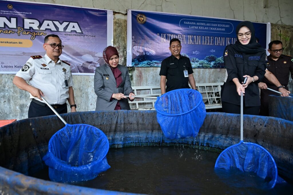 Aliyah Mustika Ilham Hadiri Panen Raya di Lapas Kelas I Makassar, Dukung Pembinaan Kemandirian Warga Binaan