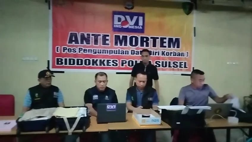 Biddokkes Polda Sulsel Siagakan Posko dan Tim DVI Hadapi Tragedi Pesawat ATR 42-500