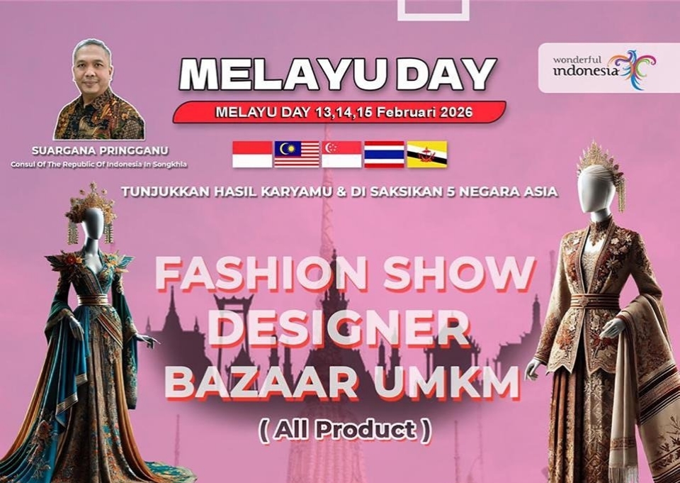 Formulir Pendaftaran & Informasi Melayu Day 2026, di Tailan (YALA), Bisa di Wajo,