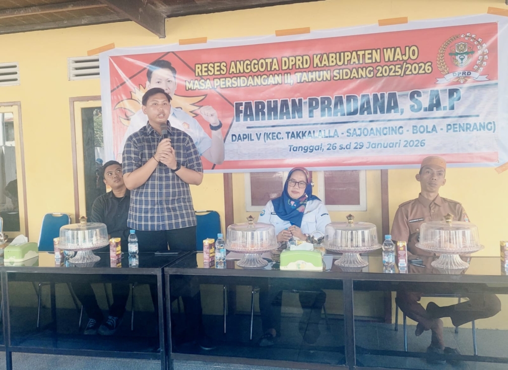 Anggota Komisi II DPRD Wajo Farhan Pradana Serap Aspirasi Warga Desa Pantai Timur Takkalalla