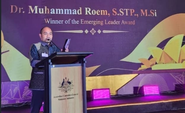 Kepala Diskominfo Makassar, Muhammad Roem Dinobatkan Emerging Leader oleh Konsulat Australia