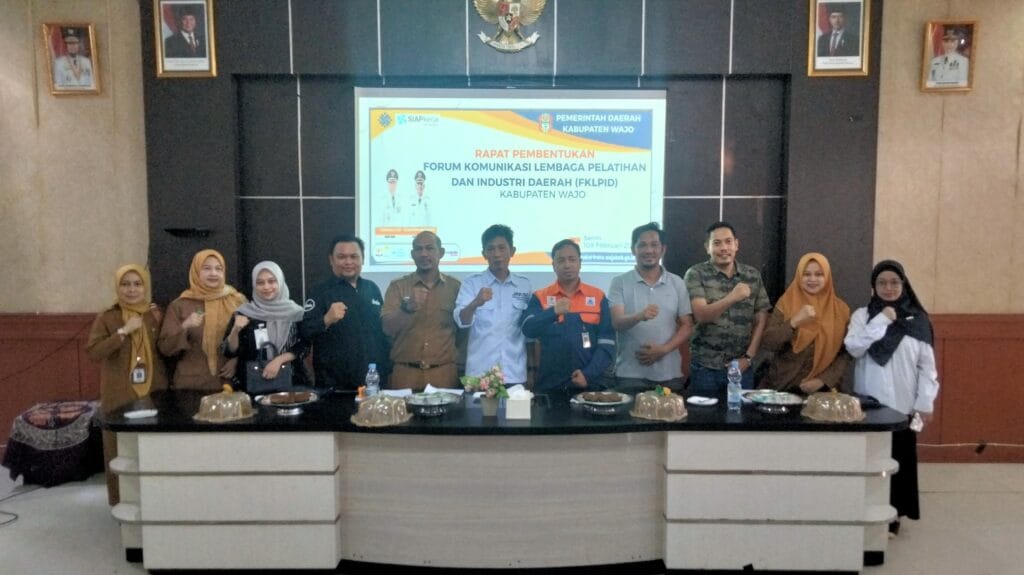 Pemkab Wajo Bentuk FKLPID 2026–2029, Dorong Link and Match Pelatihan dan Industri