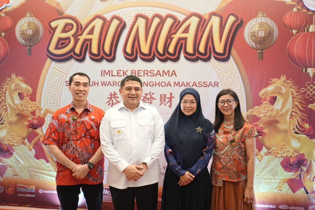 Hadiri Imlek Bersama, Munafri: Kebersamaan Jaga Makassar Tak Lekang oleh Waktu