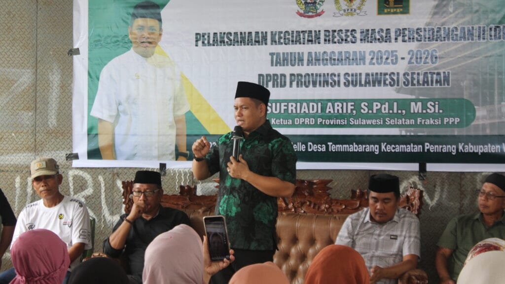 Tegaskan Fungsi Jabatan sebagai Pelayan Rakyat, Pimpinan DPRD Sulsel Jemput Aspirasi di Penrang