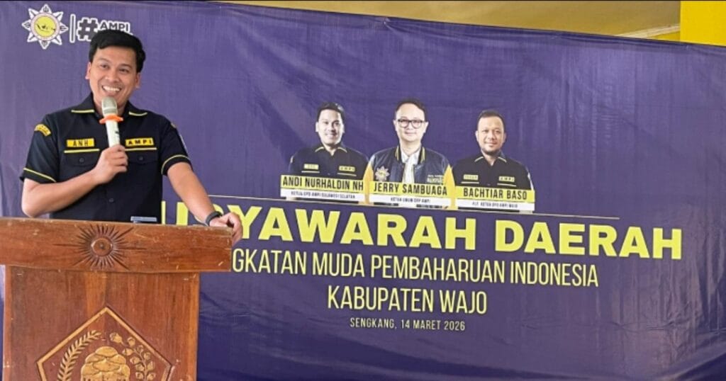 Andi Nurhaldin Dorong Kebangkitan AMPI Wajo, Andi Bahtiar Terpilih Jadi Ketua