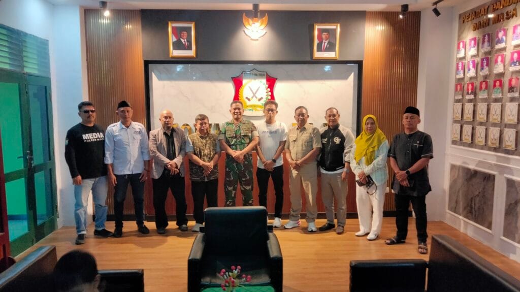 Perkuat Sinergitas, Pengurus JMSI Wajo Silaturahmi ke Kodim 1406/Wajo