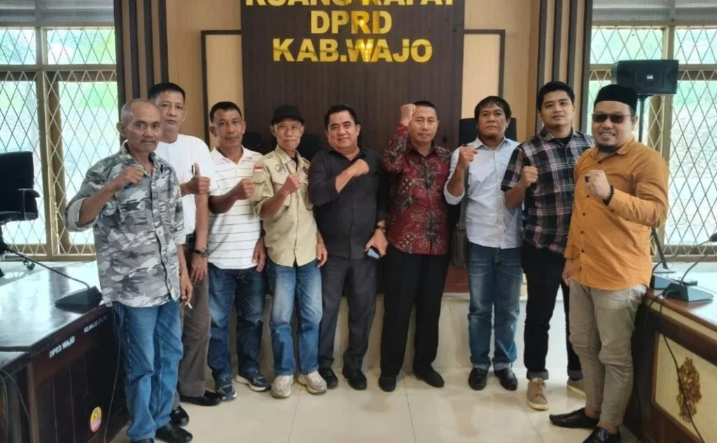 Sejumlah pengurus KDKMP Aspirasi di DPRD Wajo, Membahas 17 Tuntutan.