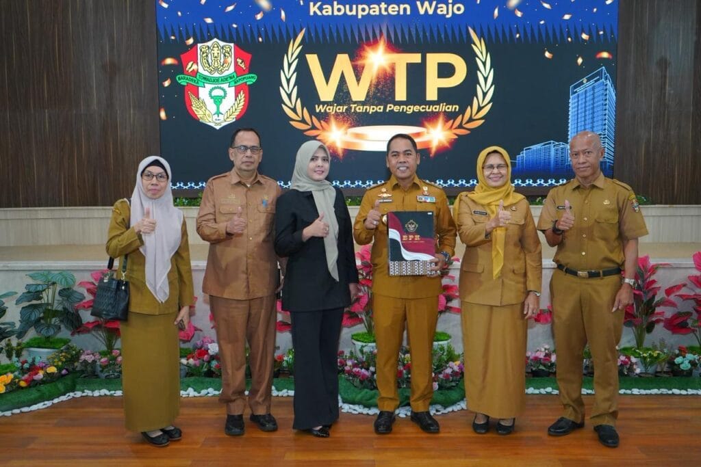 Pemkab Wajo Kembali Sabet Opini WTP dari BPK, Catat Rekor 15 Kali Beruntun.