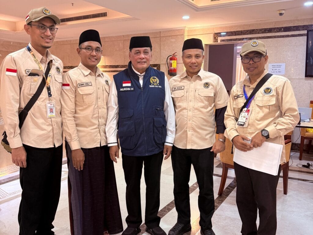 Mengunjungi jemaah di Mekkah, timwas Haji Nurdin Halid memuji kementrian Haji dan Umroh