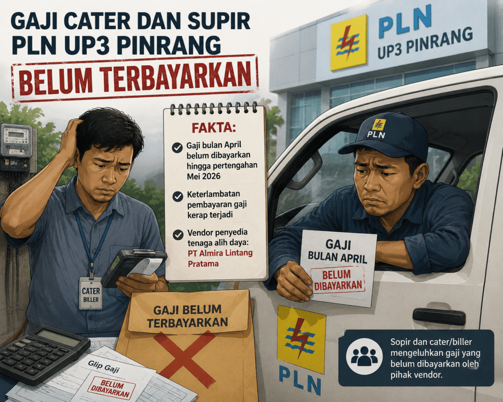 Gaji Sopir dan Pencatat Meter PLN di beberapa daerah Tertunggak, UP3 Sebut Tanggung Jawab Vendor