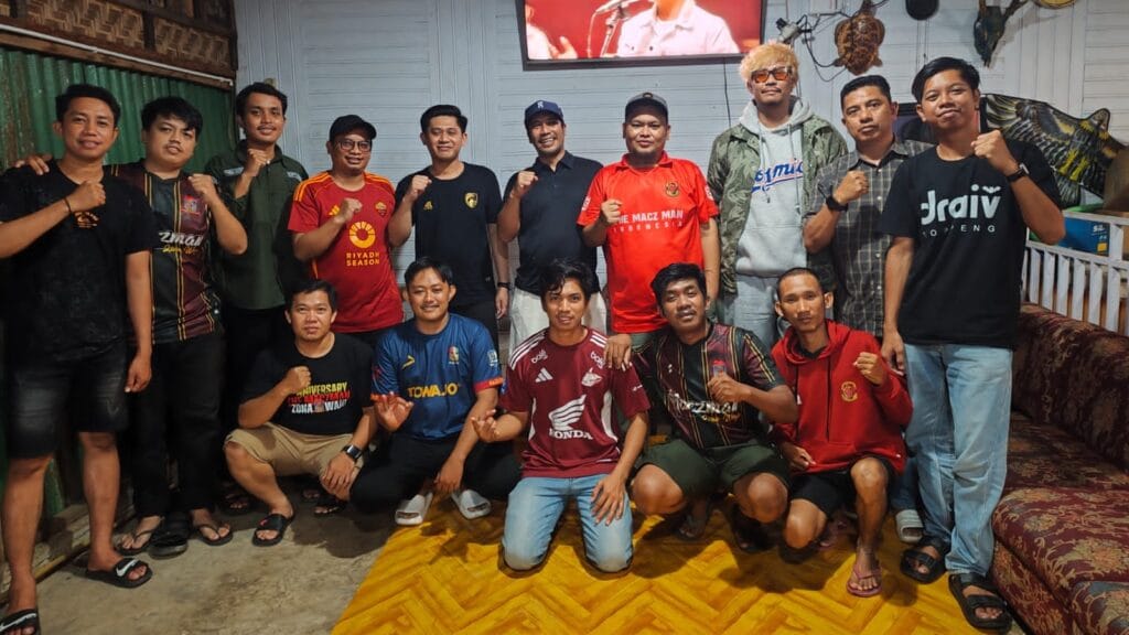 Silaturahmi Bersama Pembina Utama, The Macz Man Zona Wajo Tetapkan Klinik Kopi Jadi Basecamp Utama