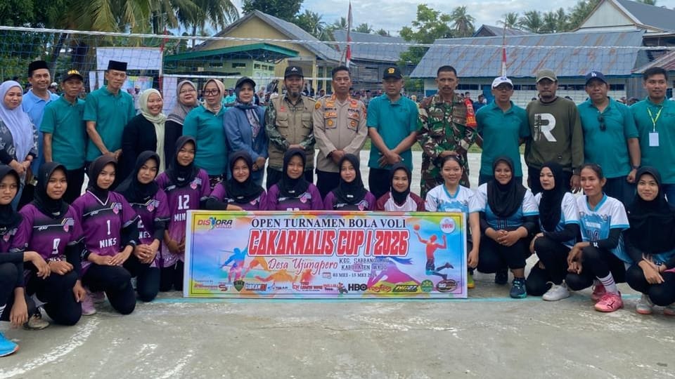 Wakil Ketua DPRD Wajo Andi Merly Iswita Hadiri Pembukaan Cakarnalis Cup 2026 di Ujungpero