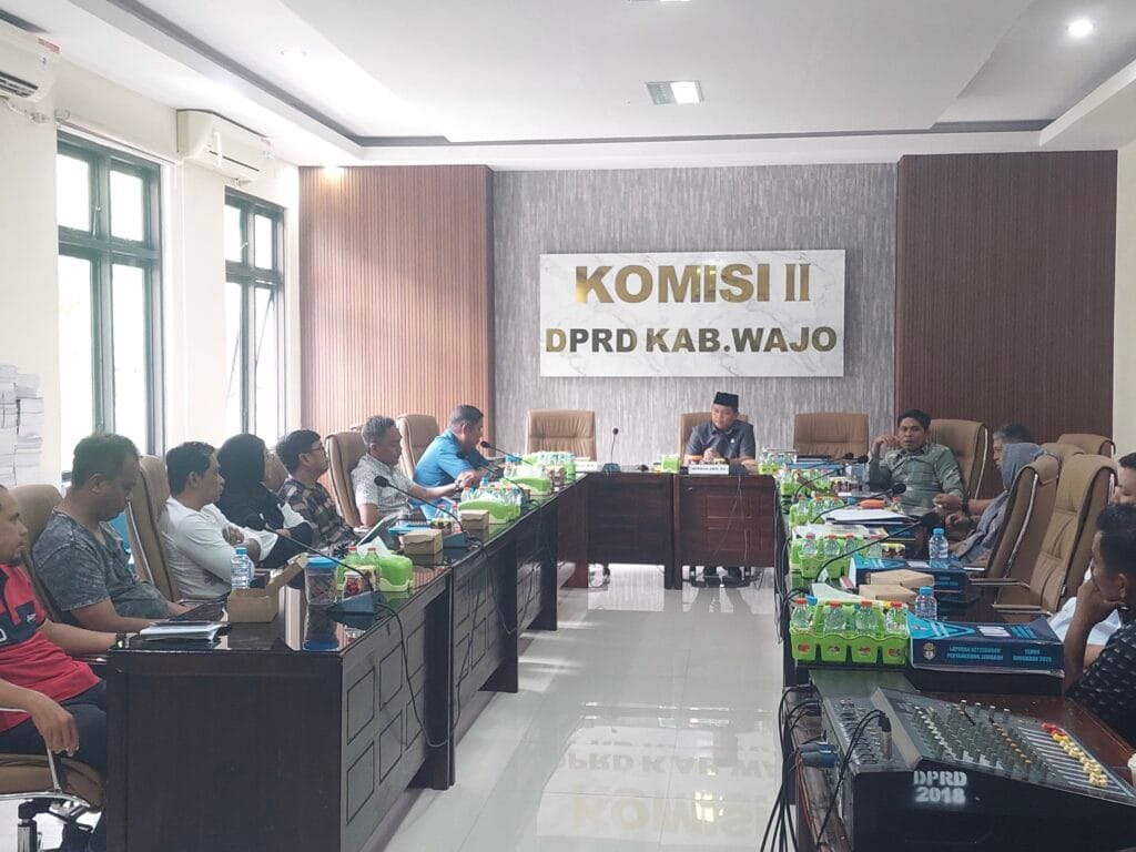 Komisi II DPRD Wajo Gelar RDP Bahas Kesiapan Daerah Hadapi PENAS Petani Nelayan XVII di Gorontalo