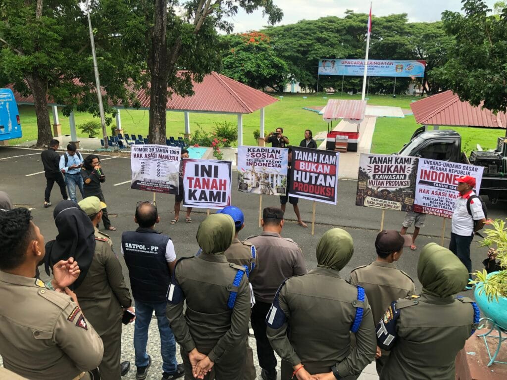 KPH Deraga Gelar Aksi di Tiga Titik, Minta Penyelesaian Konflik Lahan di Desa Paselloreng