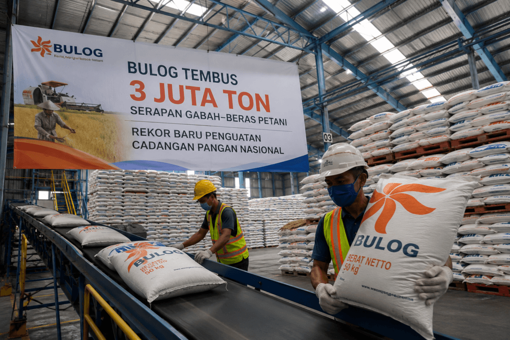 BULOG Tembus 3 Juta Ton Serapan Gabah-Beras Petani, Rekor Baru Penguatan Cadangan Pangan Nasional
