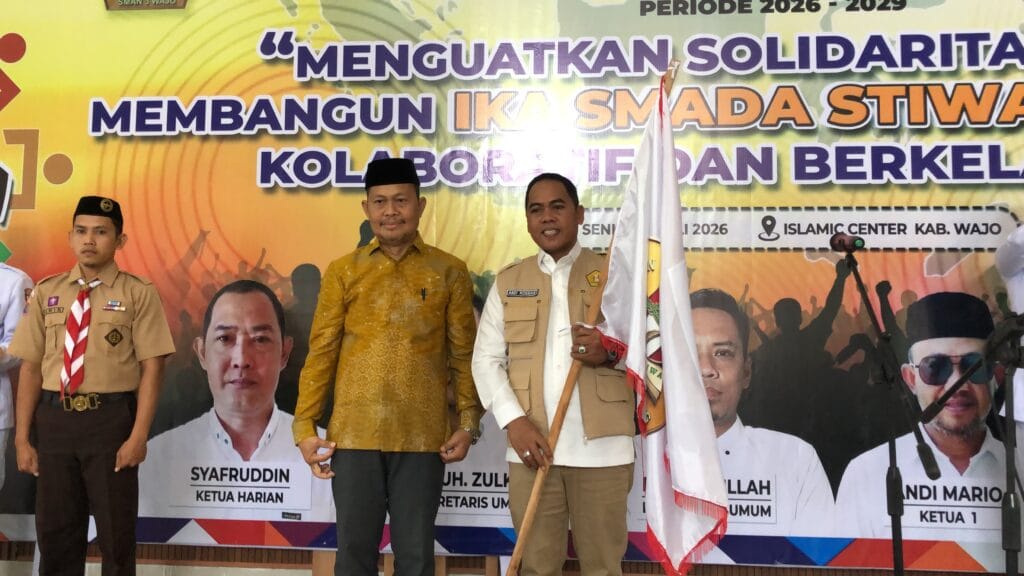 Bupati Wajo Andi Rosman Pimpin IKA SMADA STIWA Periode 2026–2029
