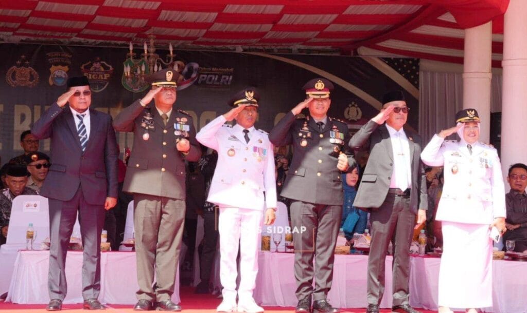 Peringatan Hari Bhayangkara ke-80 di Sidrap Menguatkan Peran Polri untuk Masyarakat