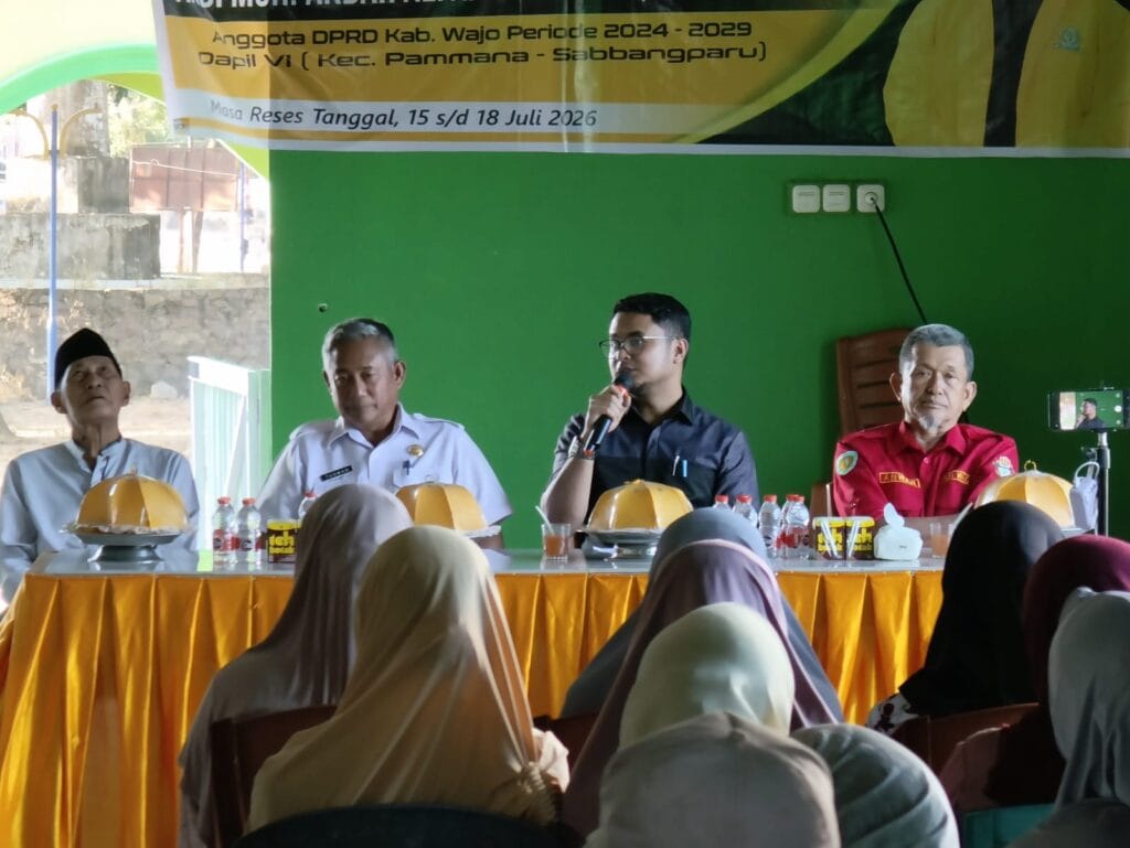 Serap Aspirasi Warga Sabbangparu, Andi Muh. Akbar Alfajri Komitmen Kawal Isu Kebersihan Pasar dan Pelestarian Budaya