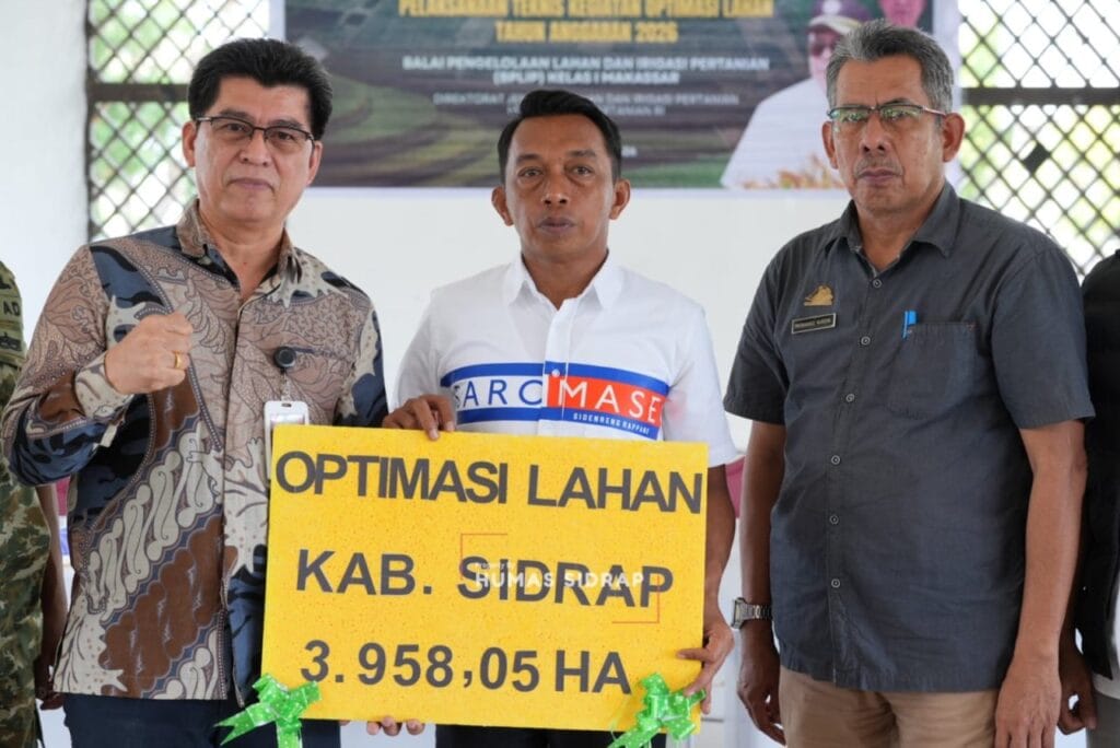 Optimasi Lahan dan Cetak Sawah Digencarkan, Bupati Sidrap Bidik Produksi Padi 1 Juta Ton